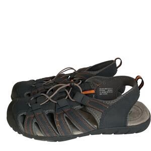Alpine Design Boulder II Men’s Outdoor Hiking Sandals Size 11 Gray Orange